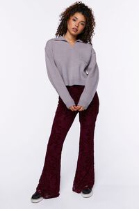 Split-Neck Collared Sweater, image 4