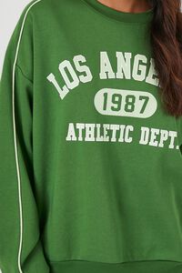 AVOCADO/MULTI Los Angeles Graphic Athletic Pullover, image 5