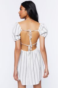 Striped Print Mini Dress, image 4