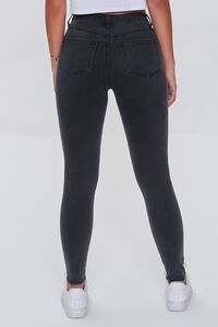 BLACK Essential Mid-Rise Skinny Jeans, image 4