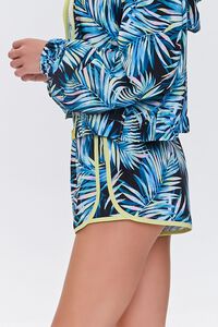 BLUE/MULTI Active Tropical Print Dolphin Shorts, image 3