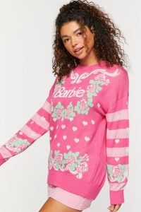 PINK/MULTI Barbie Graphic Sweater, image 3