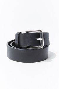 BLACK Faux Leather Hip Belt, image 1