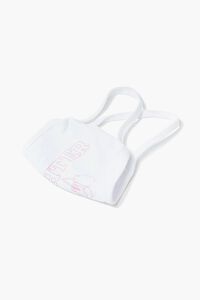 WHITE/PINK Stand Up To Cancer Fighter Face Mask, image 2