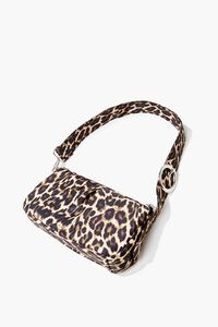 TAN/MULTI Leopard Print Shoulder Bag, image 2
