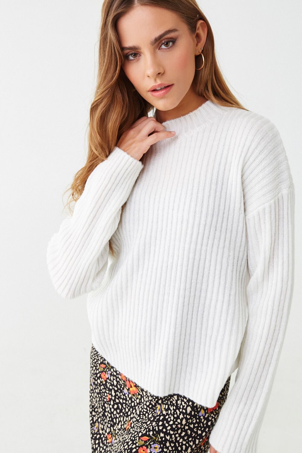 Wide Ribbed Sweater, image 1