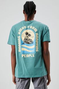 TEAL/MULTI Organically Grown Cotton Graphic Tee, image 3