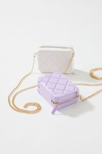 Quilted Vinyl Crossbody Bag, image 1
