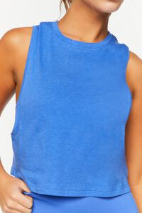 BLUE Active Crew Neck Muscle Tee, image 5