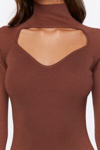 ESPRESSO Cutout Sweater Midi Dress, image 5