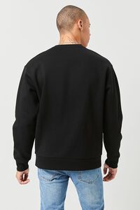 BLACK/WHITE Embroidered MMXXII Pullover, image 3