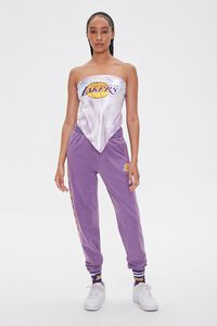 PURPLE/MULTI Lakers Graphic Scarf Top, image 4
