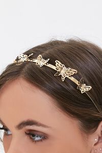 GOLD Butterfly Embellished Headband, image 2