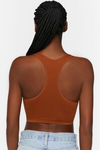 ROOT BEER Seamless Notched Racerback Bralette, image 3