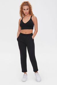 BLACK Active Tapered Ankle Pants, image 1