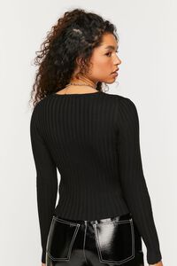 Ribbed Cardigan Sweater, image 3