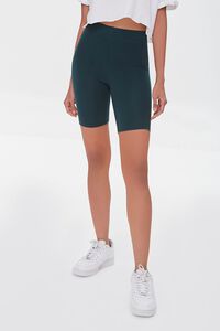 EMERALD Organically Grown Cotton Basic Biker Shorts, image 2