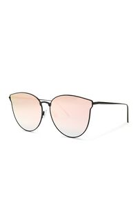Premium Metal Mirror Cat-Eye Sunglasses, image 2