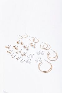 GOLD/CLEAR Assorted Earring Set, image 1