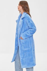 BLUE Faux Fur Teddy Coat, image 2