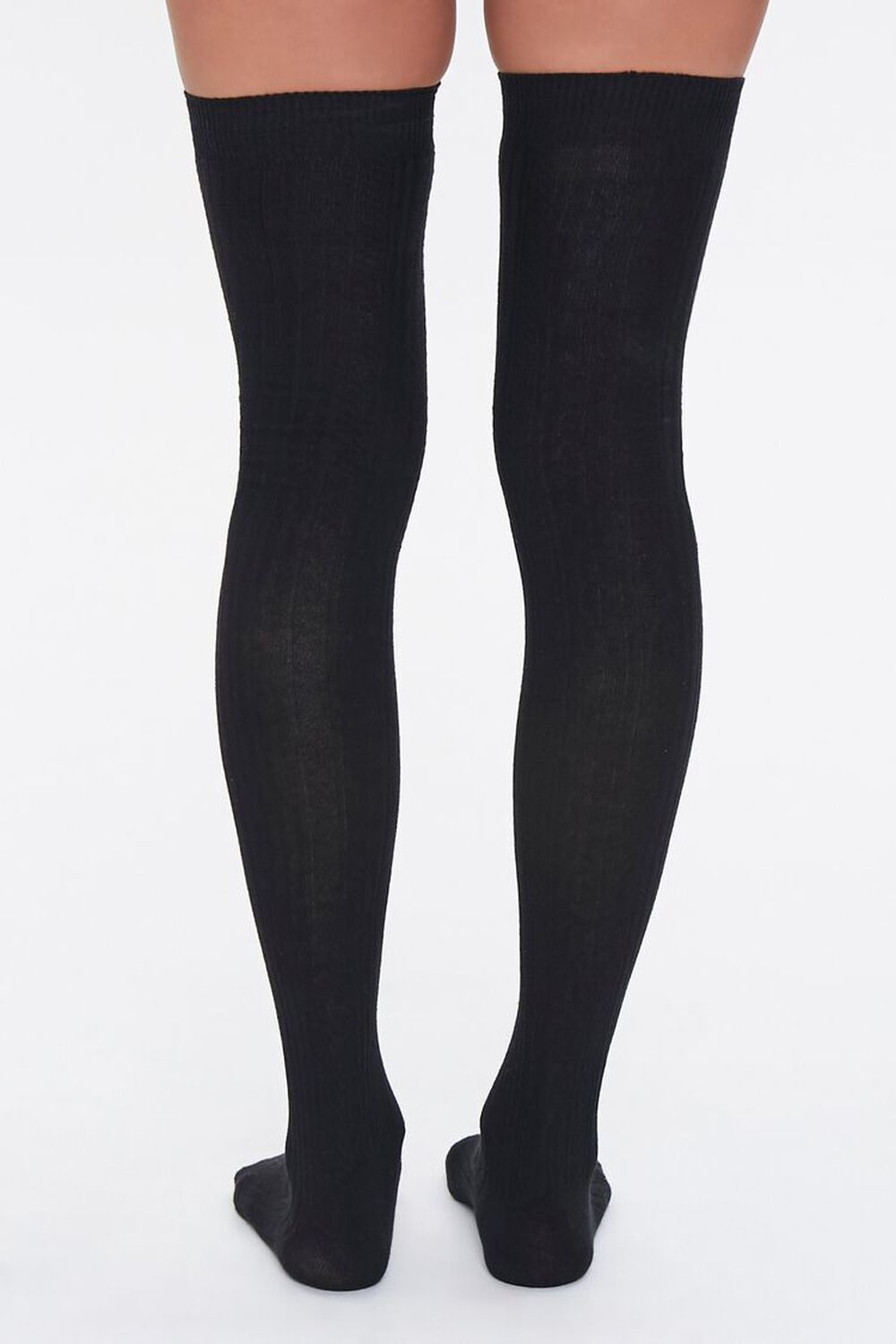 Shadow-Striped Thigh-High Socks, image 3