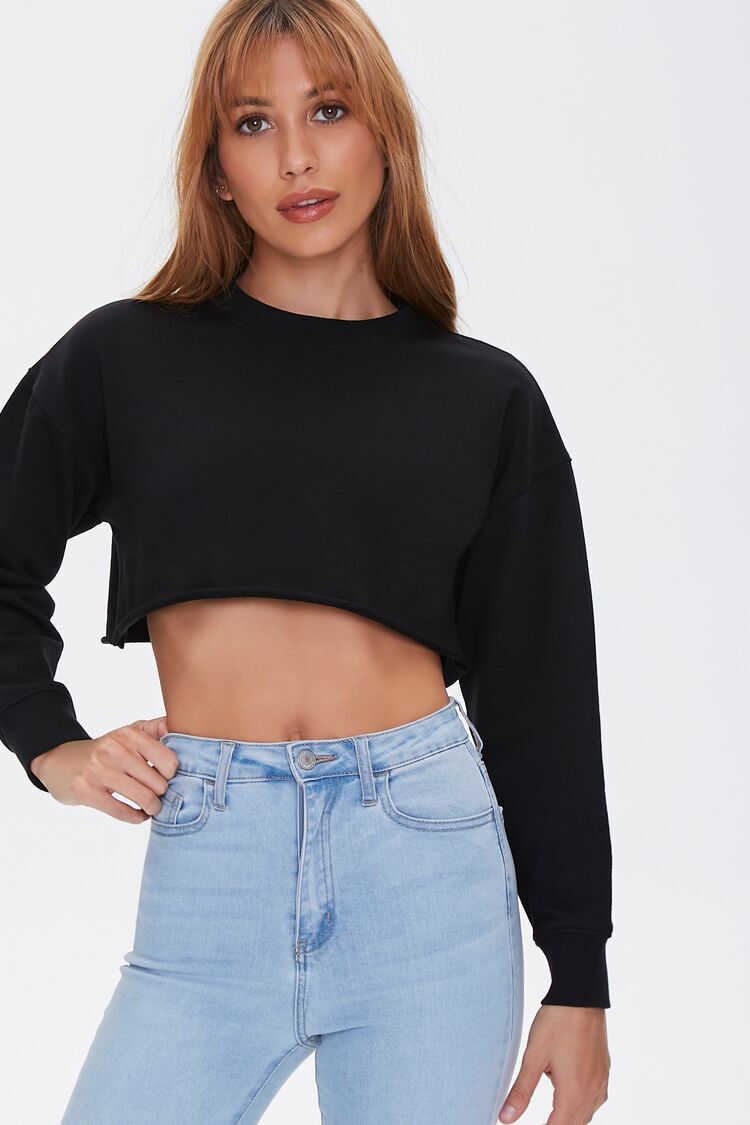 Long Sleeves Cropped Top | Forever 21