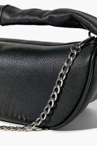Faux Leather Baguette Bag, image 4