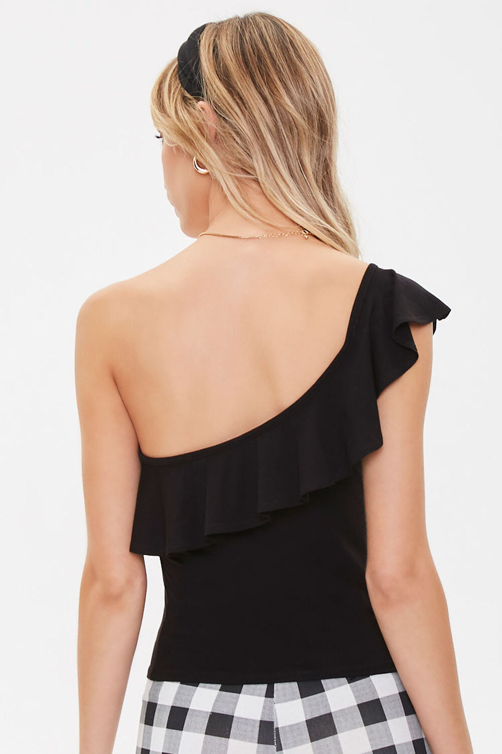 Ruffled One-Shoulder Top, image 3