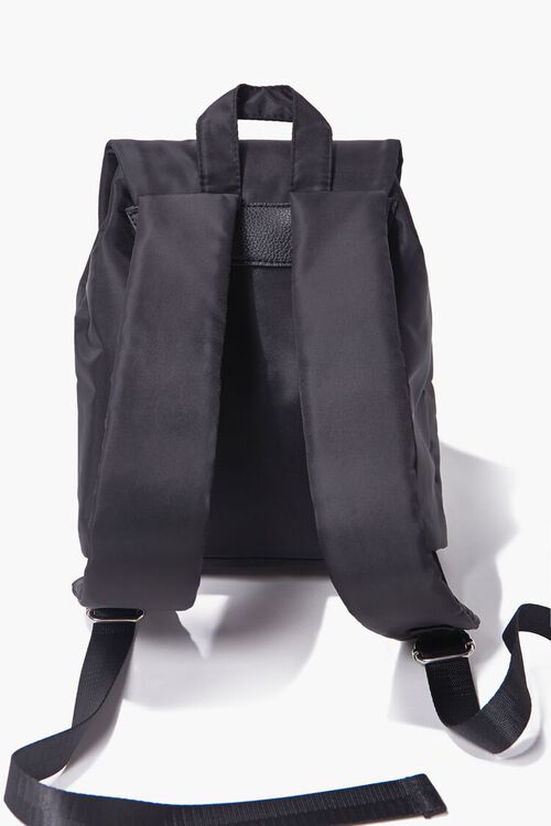 Drawstring Flap-Pocket Backpack, image 3