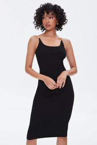 BLACK Chain-Strap Mini Dress, image 1