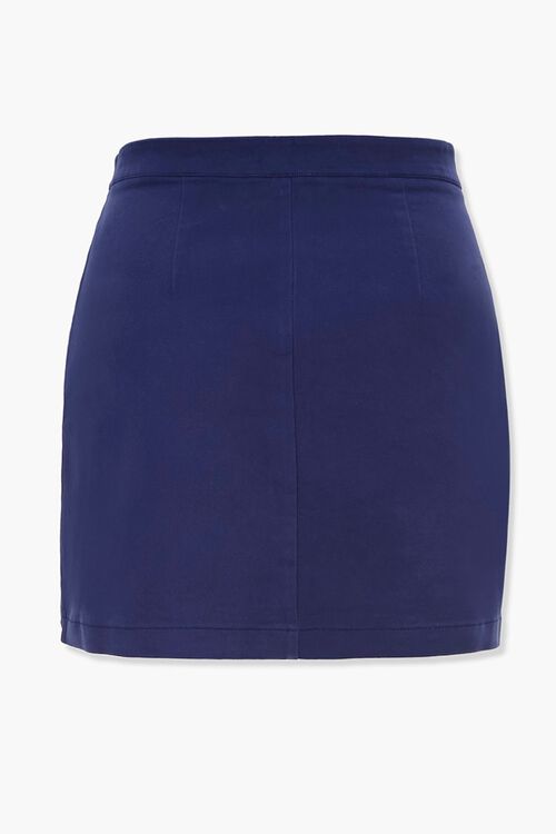Plus Size Button-Front Denim Skirt, image 3
