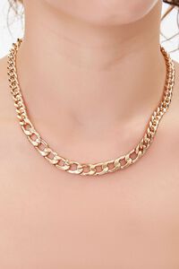 Chunky Curb Chain Necklace, image 2