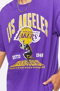 PURPLE/MULTI Los Angeles Lakers Graphic Tee, image 5