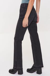 WASHED BLACK High-Rise Bootleg Jeans, image 3