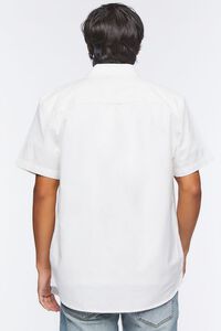 WHITE Cotton Pocket Shirt, image 3