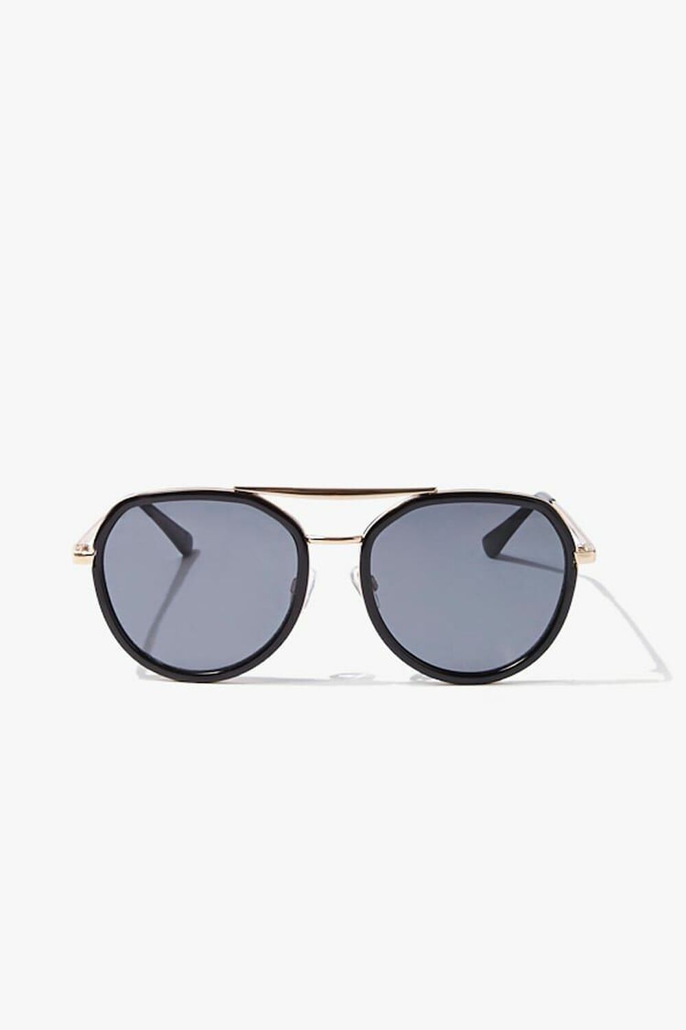 GOLD/BLACK Premium Aviator Sunglasses, image 1