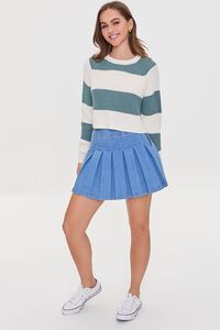 PATINA/CREAM Striped Raglan Sweater, image 4