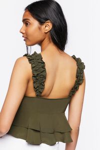 OLIVE Layered Flounce Tank Top, image 3