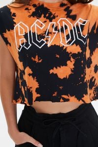 ACDC Graphic Bleach-Dye Muscle Tee, image 5