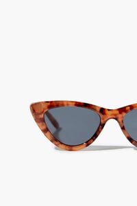BROWN/BLACK Tinted Cat-Eye Sunglasses, image 5