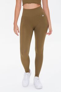 OLIVE Active Seamless Ribbed High-Rise Leggings, image 2