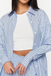 LIGHT BLUE/MULTI Striped Long-Sleeve Shirt & Shorts Set, image 5