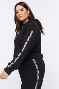 BLACK Plus Size Active Limited Edition Hoodie, image 2