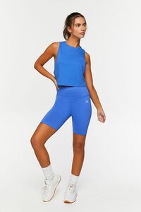BLUE Active Crew Neck Muscle Tee, image 4