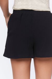 BLACK Cotton Poplin Shirt & Shorts Set, image 7