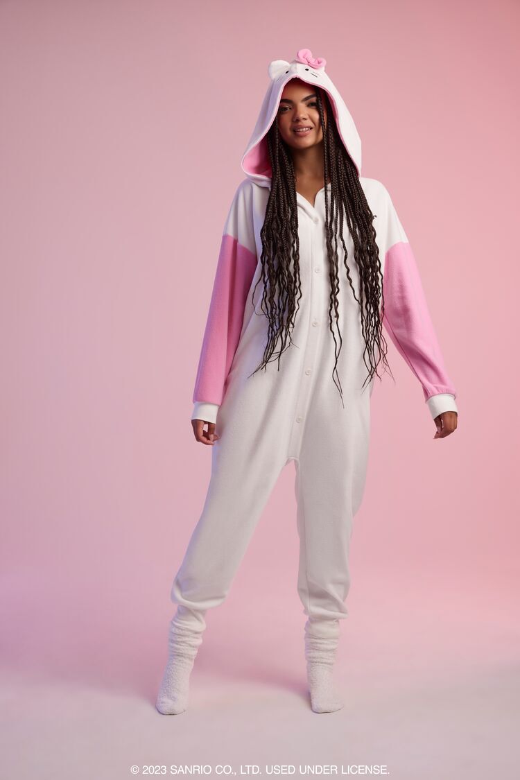Hello Kitty Hooded Pajama Jumpsuit