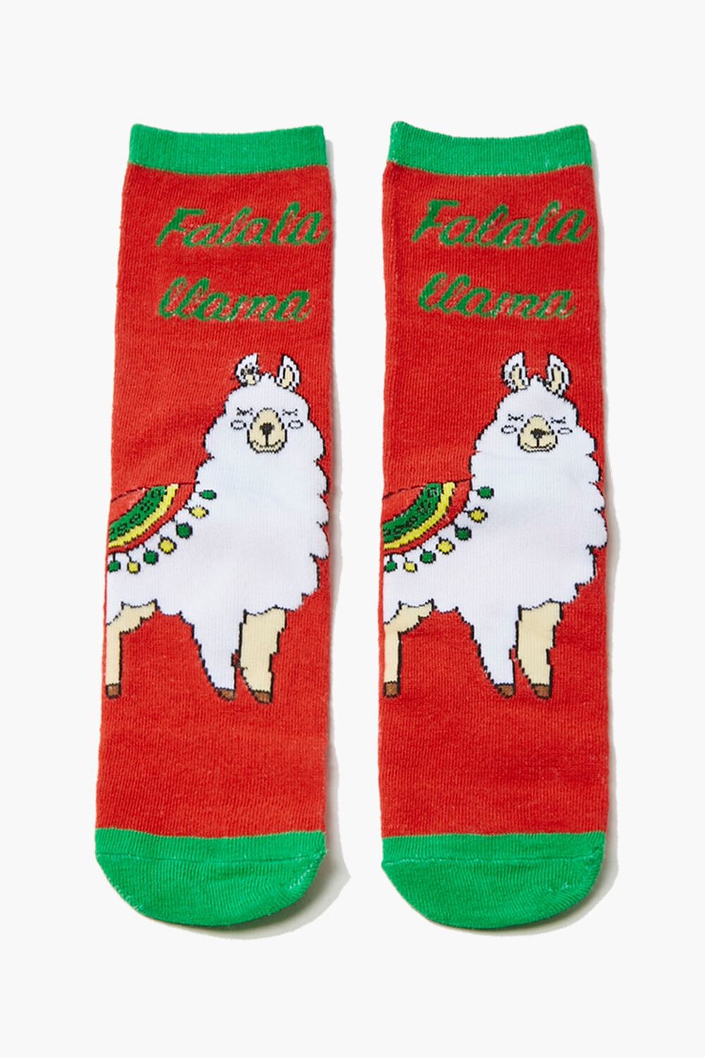 Falala Llama Crew Socks, image 1