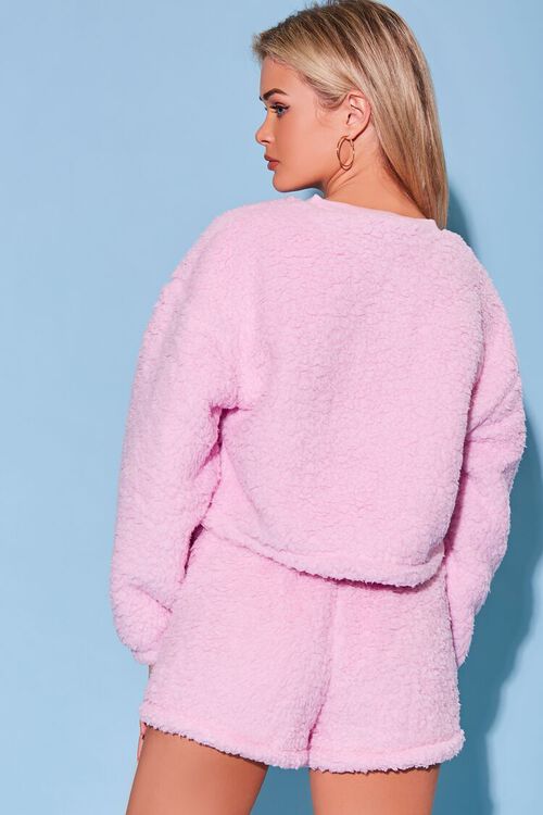 PINK/MULTI Faux Shearling Hello Kitty Pullover, image 3