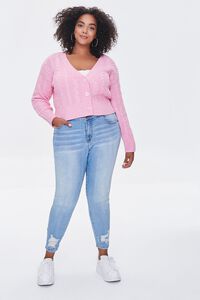 PINK Plus Size Pantone Cardigan Sweater, image 4