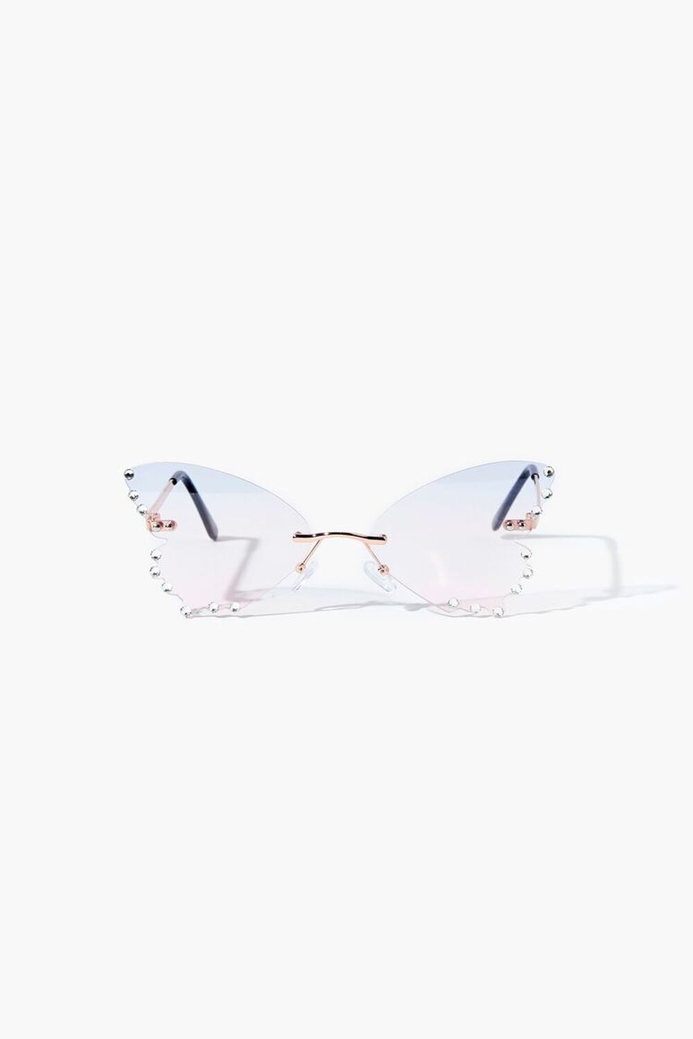 GOLD/MULTI Tinted Butterfly Sunglasses, image 1